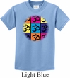 Kids Yoga Shirt Pop Art Om Tee T-Shirt