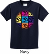 Kids Yoga Shirt Pop Art Om Tee T-Shirt