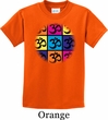 Kids Yoga Shirt Pop Art Om Tee T-Shirt