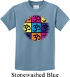 Kids Yoga Shirt Pop Art Om Tee T-Shirt