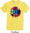 Kids Yoga Shirt Pop Art Om Tee T-Shirt