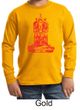 Kids Yoga Shirt Red Tara Long Sleeve Tee T-Shirt