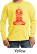 Kids Yoga Shirt Red Tara Long Sleeve Tee T-Shirt