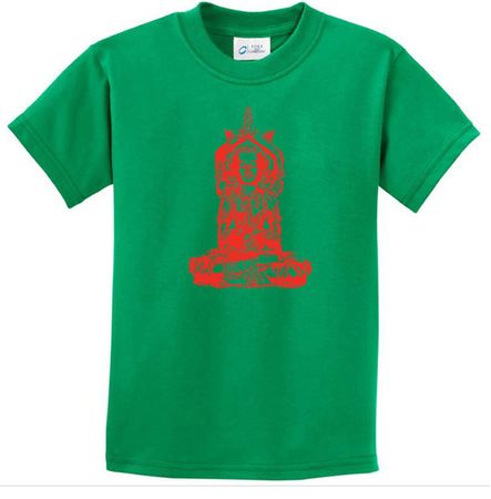 Kids Yoga Shirt Red Tara Tee T-Shirt