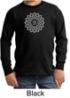Kids Yoga Shirt Sahasrara Chakra Meditation Youth Long Sleeve Shirt