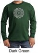 Kids Yoga Shirt Sahasrara Chakra Meditation Youth Long Sleeve Shirt
