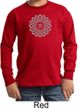 Kids Yoga Shirt Sahasrara Chakra Meditation Youth Long Sleeve Shirt