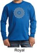 Kids Yoga Shirt Sahasrara Chakra Meditation Youth Long Sleeve Shirt