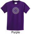 Kids Yoga Shirt Sahasrara Chakra Meditation Youth T-shirt
