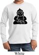 Kids Yoga Shirt Shadow Buddha Long Sleeve Tee T-Shirt