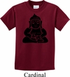 Kids Yoga Shirt Shadow Buddha Tee T-Shirt