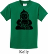 Kids Yoga Shirt Shadow Buddha Tee T-Shirt