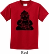Kids Yoga Shirt Shadow Buddha Tee T-Shirt