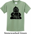 Kids Yoga Shirt Shadow Buddha Tee T-Shirt