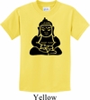 Kids Yoga Shirt Shadow Buddha Tee T-Shirt