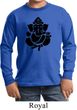 Kids Yoga Shirt Shadow Ganesha Long Sleeve Tee T-Shirt
