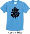 Kids Yoga Shirt Shadow Ganesha Tee T-Shirt