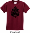 Kids Yoga Shirt Shadow Ganesha Tee T-Shirt