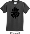 Kids Yoga Shirt Shadow Ganesha Tee T-Shirt