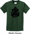Kids Yoga Shirt Shadow Ganesha Tee T-Shirt