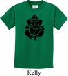Kids Yoga Shirt Shadow Ganesha Tee T-Shirt
