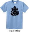 Kids Yoga Shirt Shadow Ganesha Tee T-Shirt