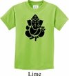 Kids Yoga Shirt Shadow Ganesha Tee T-Shirt