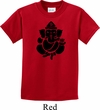 Kids Yoga Shirt Shadow Ganesha Tee T-Shirt