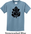 Kids Yoga Shirt Shadow Ganesha Tee T-Shirt