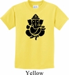 Kids Yoga Shirt Shadow Ganesha Tee T-Shirt