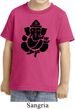 Kids Yoga Shirt Shadow Ganesha Toddler Tee T-Shirt