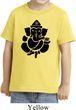 Kids Yoga Shirt Shadow Ganesha Toddler Tee T-Shirt