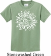 Kids Yoga Shirt Sketch Lotus Tee T-Shirt