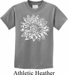 Kids Yoga Shirt Sketch Lotus Tee T-Shirt