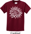 Kids Yoga Shirt Sketch Lotus Tee T-Shirt