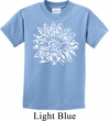Kids Yoga Shirt Sketch Lotus Tee T-Shirt
