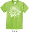 Kids Yoga Shirt Sketch Lotus Tee T-Shirt