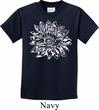 Kids Yoga Shirt Sketch Lotus Tee T-Shirt