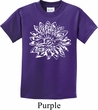 Kids Yoga Shirt Sketch Lotus Tee T-Shirt