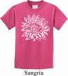 Kids Yoga Shirt Sketch Lotus Tee T-Shirt
