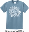 Kids Yoga Shirt Sketch Lotus Tee T-Shirt