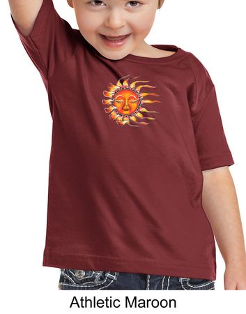 Kids Yoga Shirt Sleeping Sun Meditation Toddler T-shirt