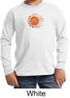 Kids Yoga Shirt Sleeping Sun Meditation Youth Long Sleeve Shirt
