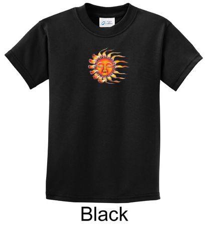 Kids Yoga Shirt Sleeping Sun Meditation Youth T-shirt