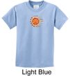 Kids Yoga Shirt Sleeping Sun Meditation Youth T-shirt
