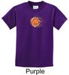 Kids Yoga Shirt Sleeping Sun Meditation Youth T-shirt