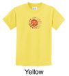 Kids Yoga Shirt Sleeping Sun Meditation Youth T-shirt