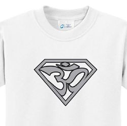Kids Yoga Shirt Super OM T-Shirt