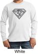 Kids Yoga Shirt Super OM Youth Long Sleeve Shirt