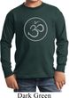Kids Yoga Shirt Thin OM Long Sleeve Tee T-Shirt